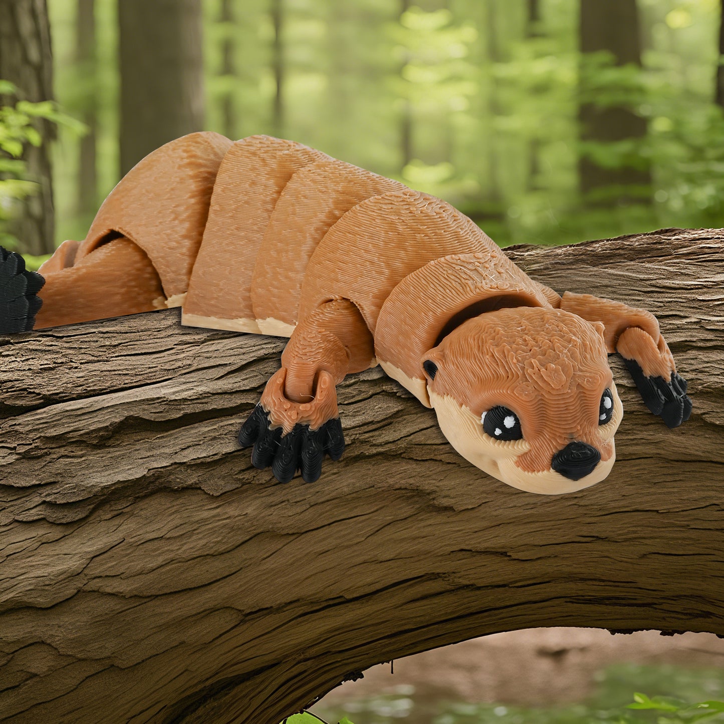 3D Printed Animal Fidget Toy Sea Otter