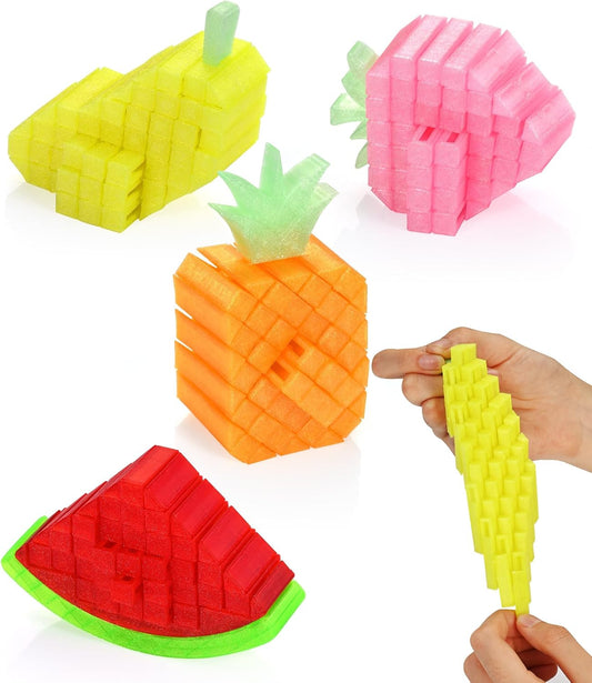 4 Pack 3D Printed Fruit Fidget Toys