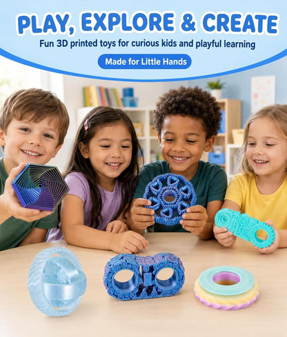7 Pack 3D Printed Kinetic Fidget Toys product image 6