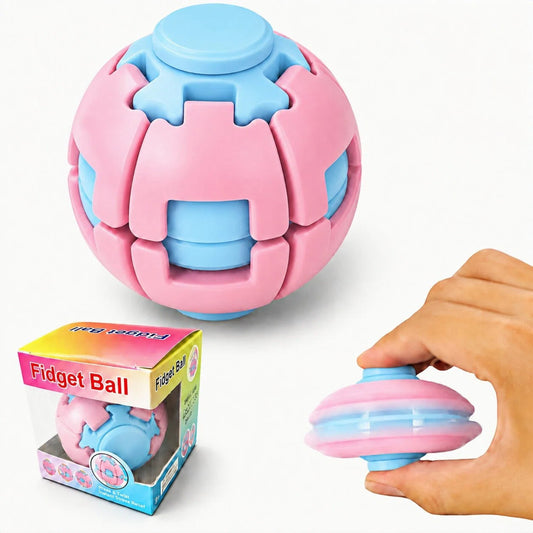 HelixCore 3D Printed Fidget Spinner Ball (Cotton Candy)