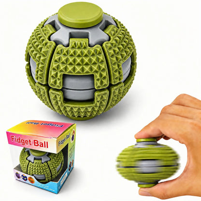 HelixCore 3D Printed Fidget Spinner Ball (Neon Green)