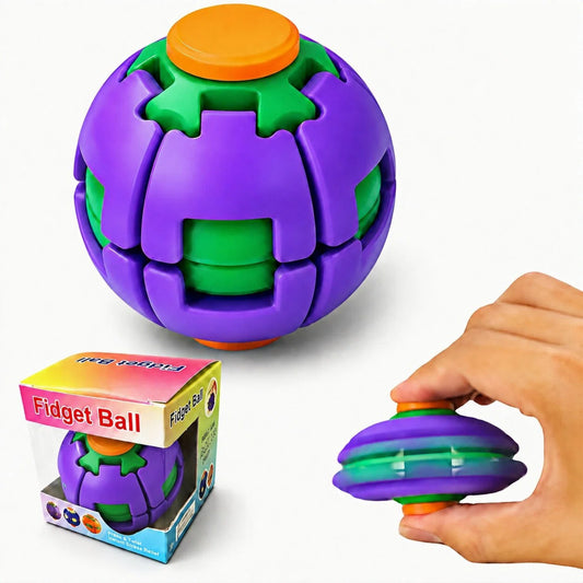 HelixCore 3D Printed Fidget Spinner Ball (Crystal)