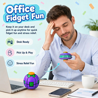 HelixCore fidget spinner ball for office desk fidget play