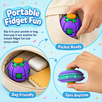 HelixCore fidget spinner ball portable pocket and bag use